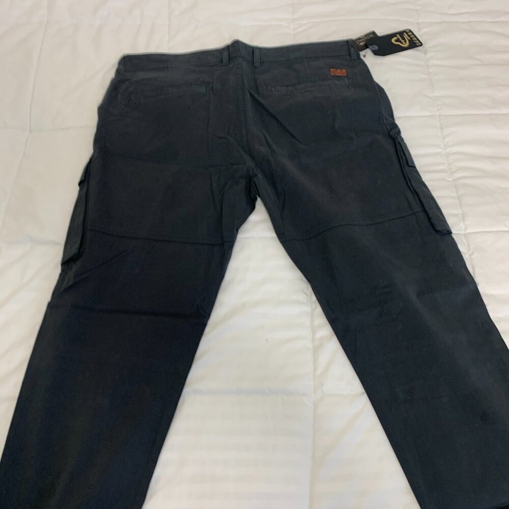 NWT Being Human Mens Charcoal Cargo Chinos - Picture 10 of 13